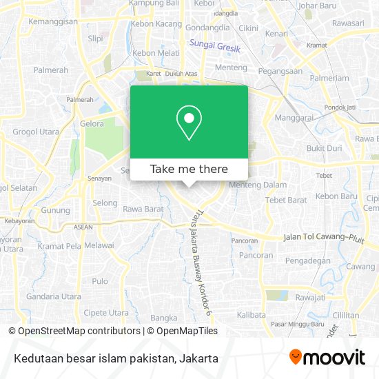Kedutaan besar islam pakistan map