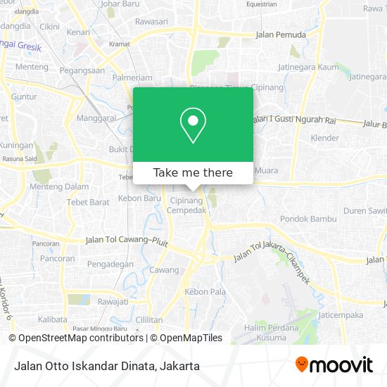 Jalan Otto Iskandar Dinata map