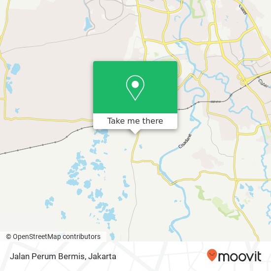 Jalan Perum Bermis map