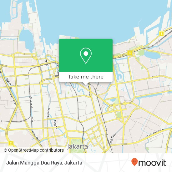 Jalan Mangga Dua Raya map