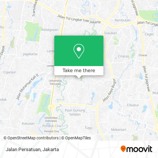 Jalan Persatuan map