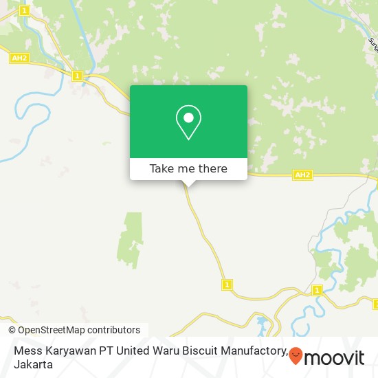 Mess Karyawan PT United Waru Biscuit Manufactory map