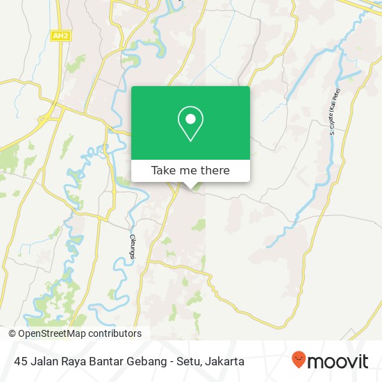 45 Jalan Raya Bantar Gebang - Setu map