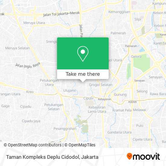 Taman Kompleks Deplu Cidodol map