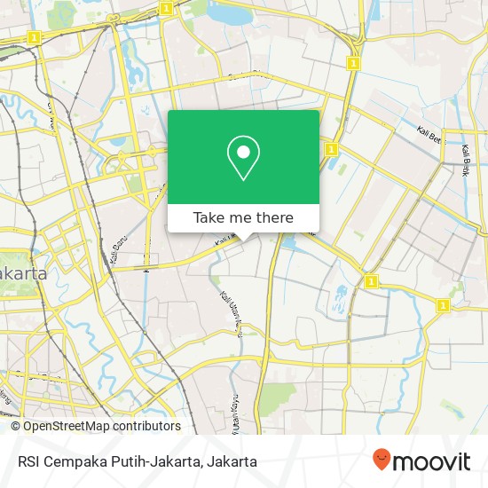 RSI Cempaka Putih-Jakarta map