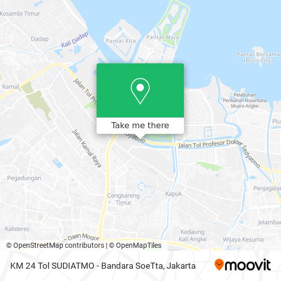 KM 24 Tol SUDIATMO - Bandara SoeTta map