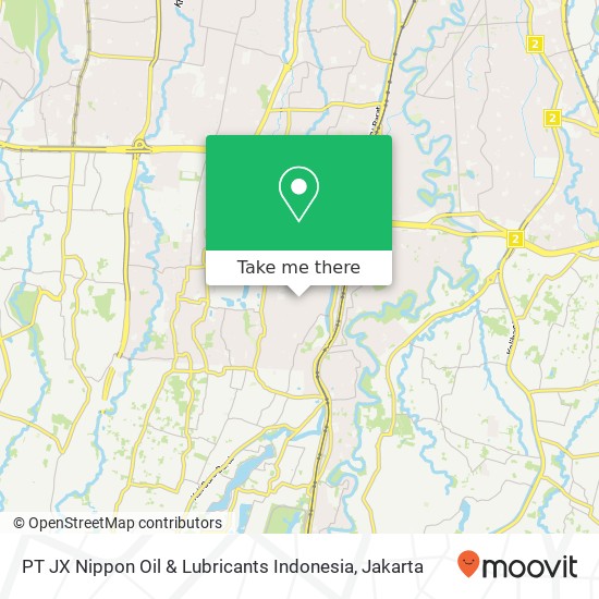 PT JX Nippon Oil & Lubricants Indonesia map
