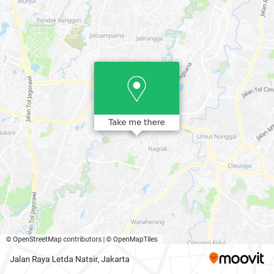 Jalan Raya Letda Natsir map