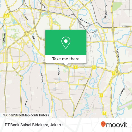 PT.Bank Sulsel Bidakara map