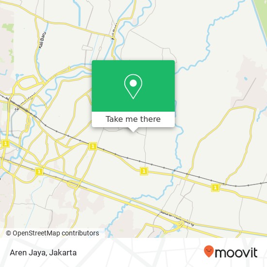 Aren Jaya map