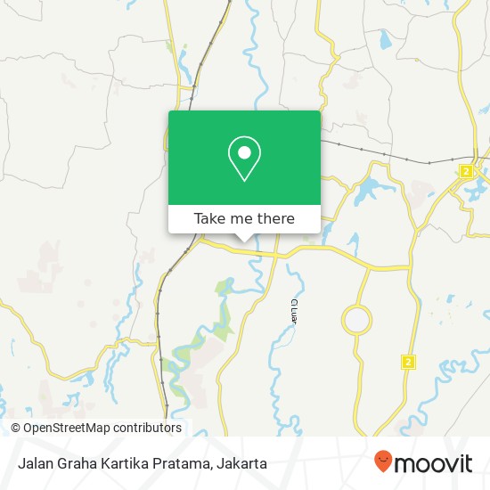 Jalan Graha Kartika Pratama map