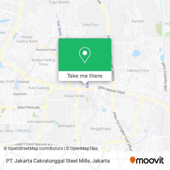 PT. Jakarta Cakratunggal Steel Mills map