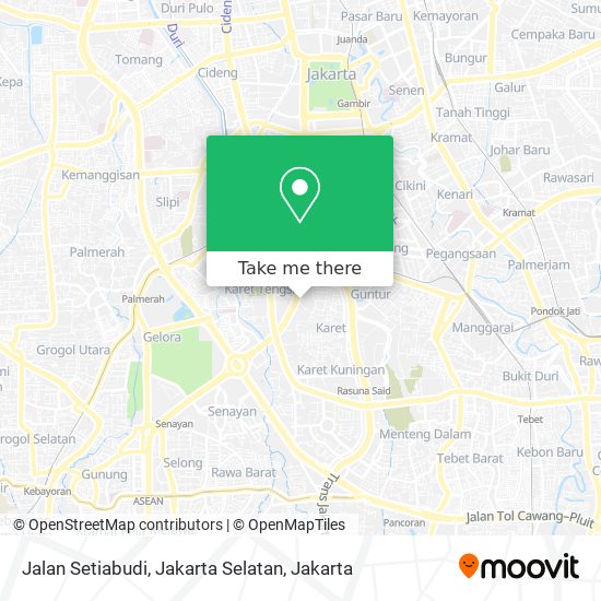 Jalan Setiabudi, Jakarta Selatan map