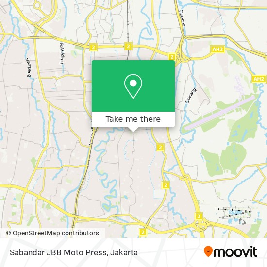 Sabandar JBB Moto Press map