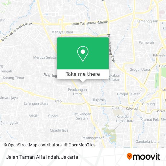 Jalan Taman Alfa Indah map