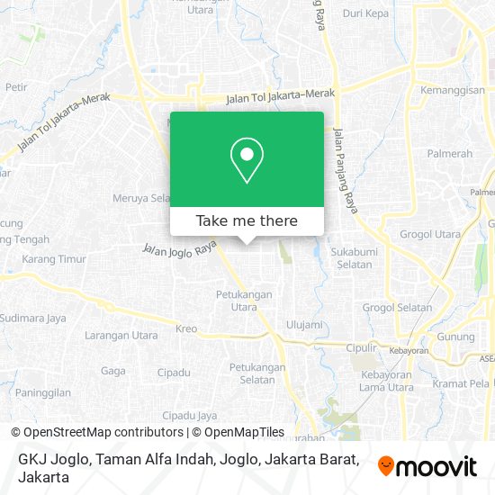 GKJ Joglo, Taman Alfa Indah, Joglo, Jakarta Barat map