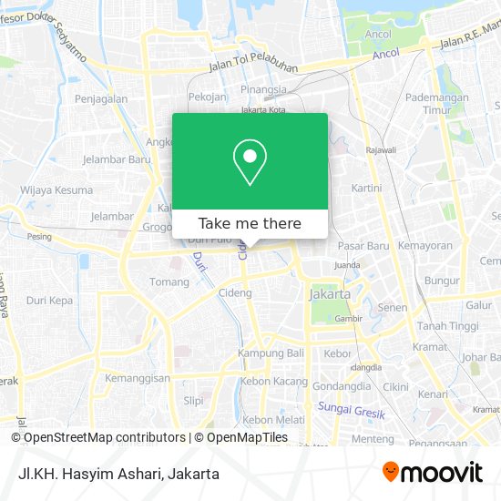 Jl.KH. Hasyim Ashari map