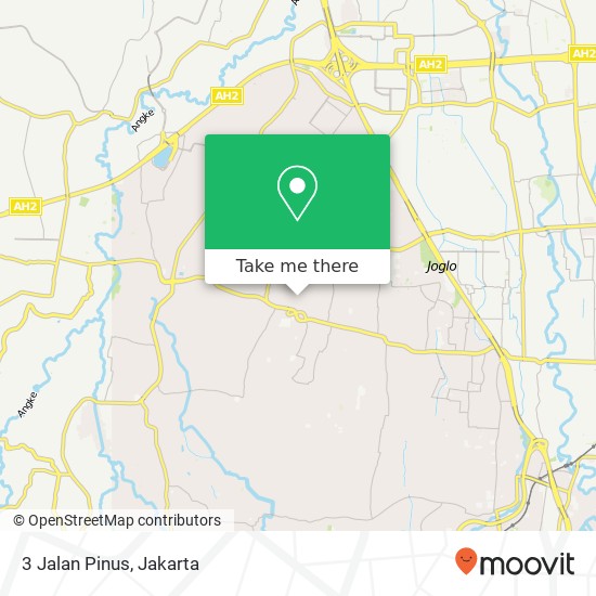 3 Jalan Pinus map