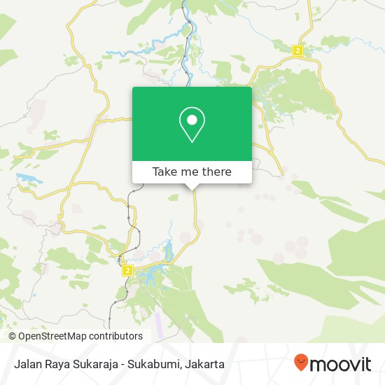 Jalan Raya Sukaraja - Sukabumi map