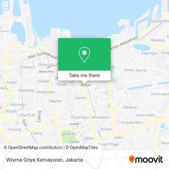 Wisma Griya Kemayoran map