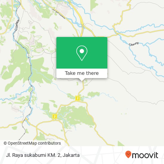 Jl. Raya sukabumi KM. 2 map