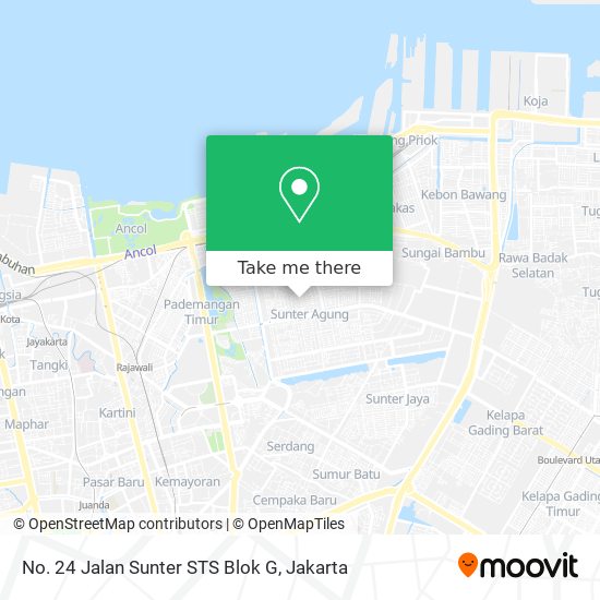 No. 24 Jalan Sunter STS Blok G map