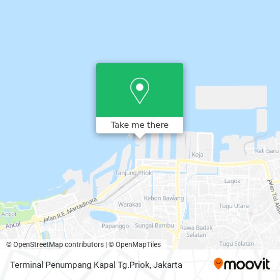 Terminal Penumpang Kapal Tg.Priok map