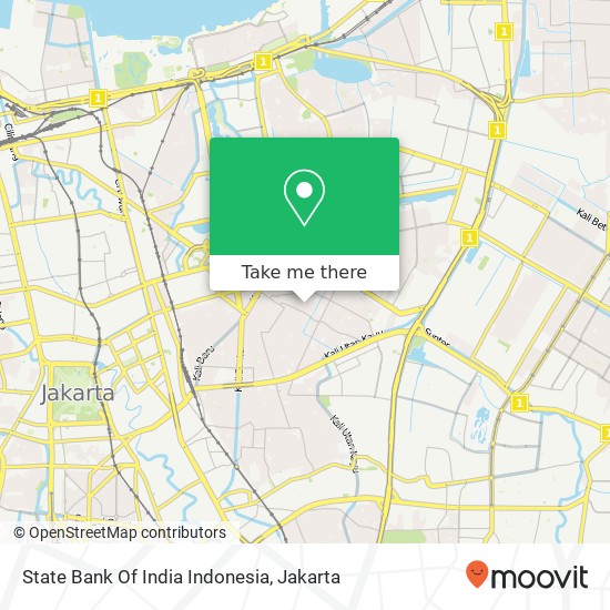 State Bank Of India Indonesia map