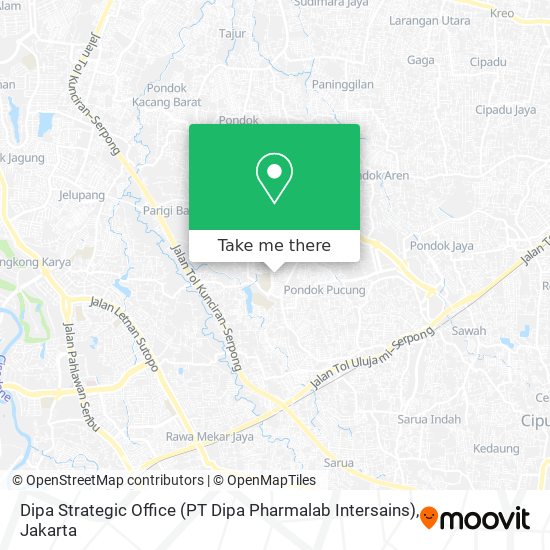 Dipa Strategic Office (PT Dipa Pharmalab Intersains) map