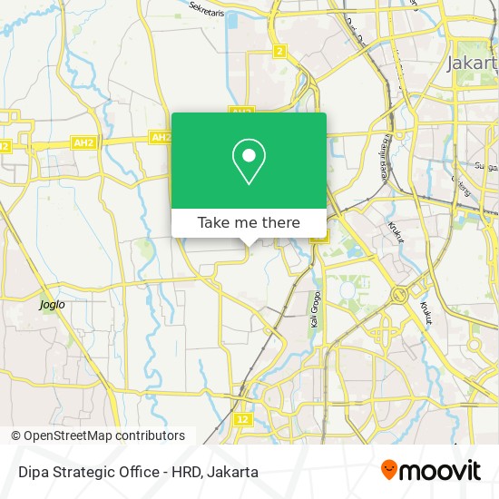 Dipa Strategic Office - HRD map