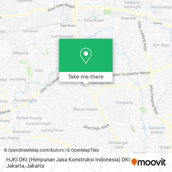 HJKI DKI (Himpunan Jasa Konstruksi Indonesia) DKI Jakarta map