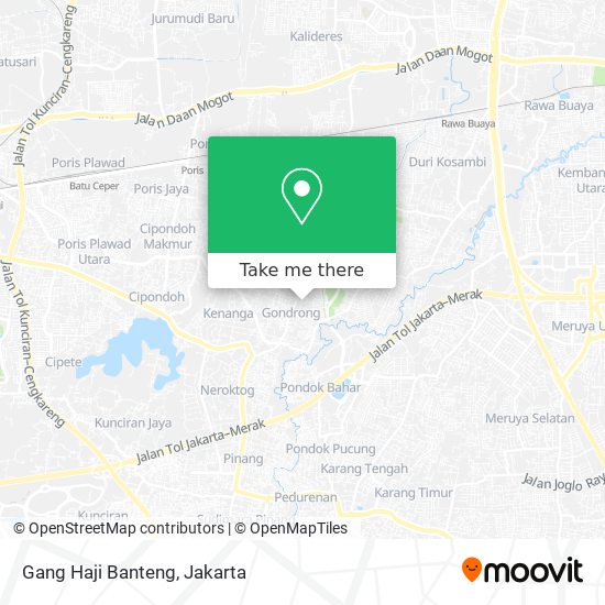 Gang Haji Banteng map