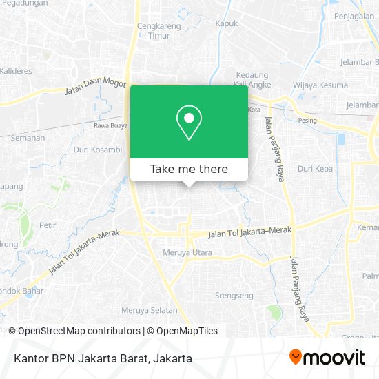 Kantor BPN Jakarta Barat map