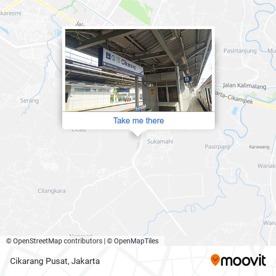 Cikarang Pusat map