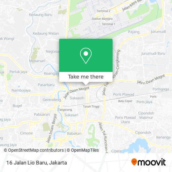 16 Jalan Lio Baru map