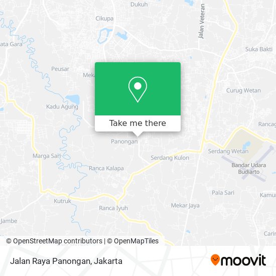 Jalan Raya Panongan map