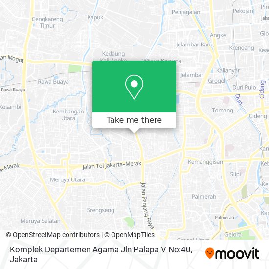 Komplek Departemen Agama Jln Palapa V No:40 map