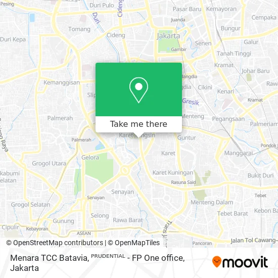 Menara TCC Batavia, ᴾᴿᵁᴰᴱᴺᵀᴵᴬᴸ - FP One office map
