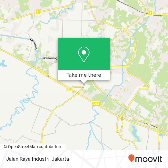 Jalan Raya Industri map