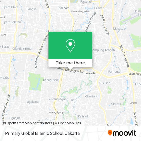 Primary Global Islamic School map