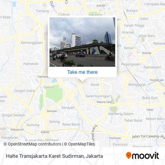 Halte Transjakarta Karet Sudirman map