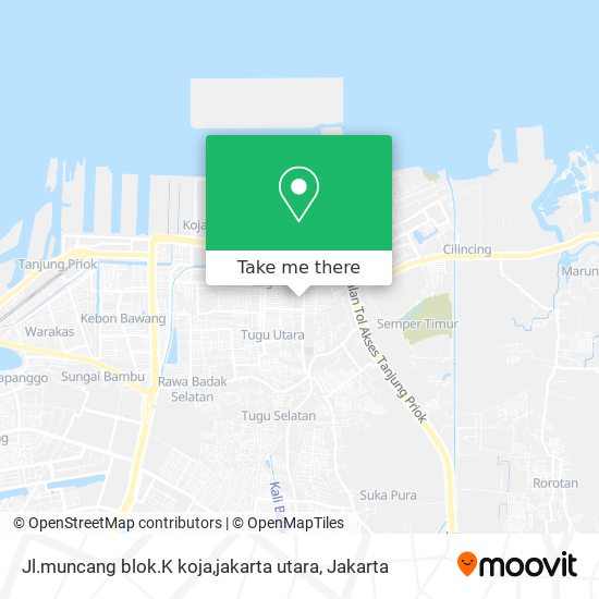 Jl.muncang blok.K koja,jakarta utara map