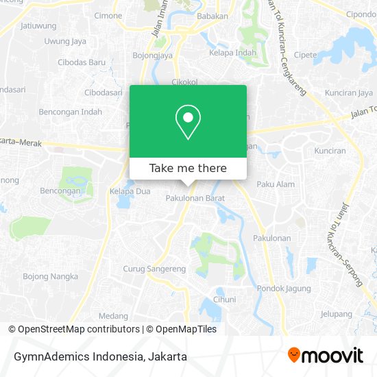 GymnAdemics Indonesia map