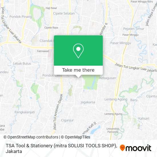 TSA Tool & Stationery (mitra SOLUSI TOOLS SHOP) map