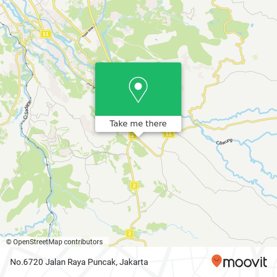 No.6720 Jalan Raya Puncak map