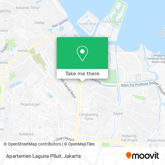 Apartemen Laguna Plluit map