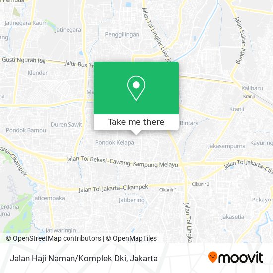 Jalan Haji Naman/Komplek Dki map