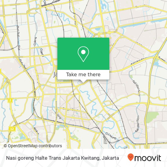 Nasi goreng Halte Trans Jakarta Kwitang map