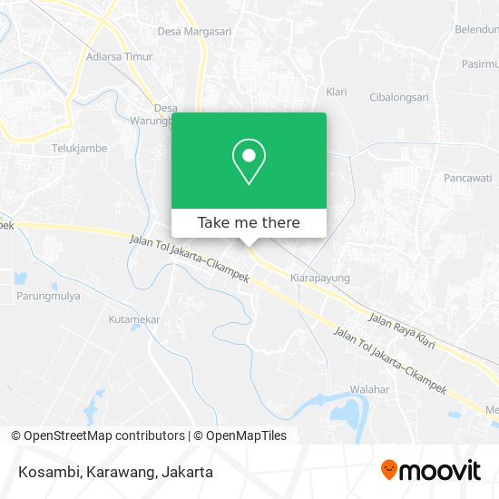 Kosambi, Karawang map