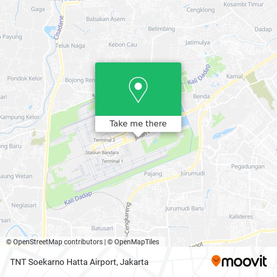 TNT Soekarno Hatta Airport map